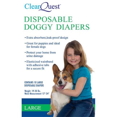 ClearQuest Disposable Doggy Diapers Sm